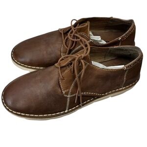 ROAN Bed Stu Shoes‎ Heaton Men Size 12 Brown Leather Lace-Up Oxford Dress
